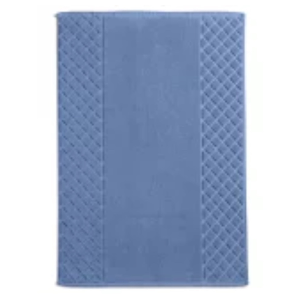 new CORNFLOWER Charter Club Elite 100% Hygro Cotton 20"x30" Foot Towel (Tub Mat)